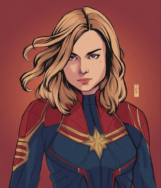 Кэрол Дэнверс Капитан Марвел 18