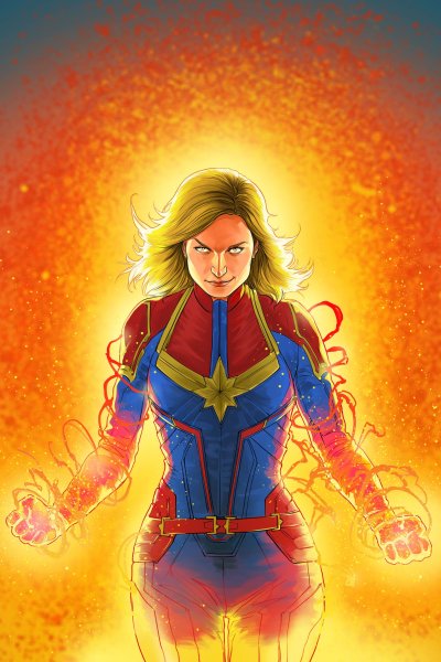 Капитан Марвел супергероиня