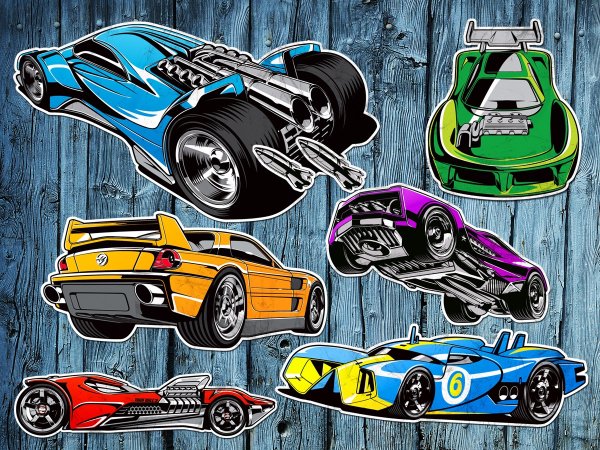 Машинки хот Вилс плакат