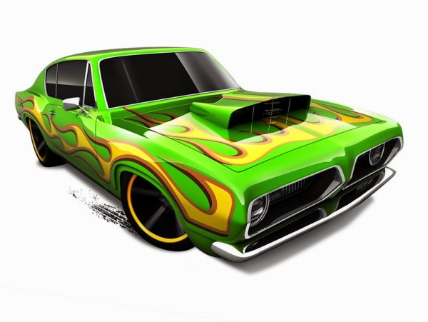 Машинки хот Вилс рисунки цветные