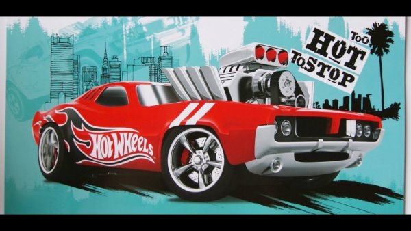 Машинки хот Вилс плакат