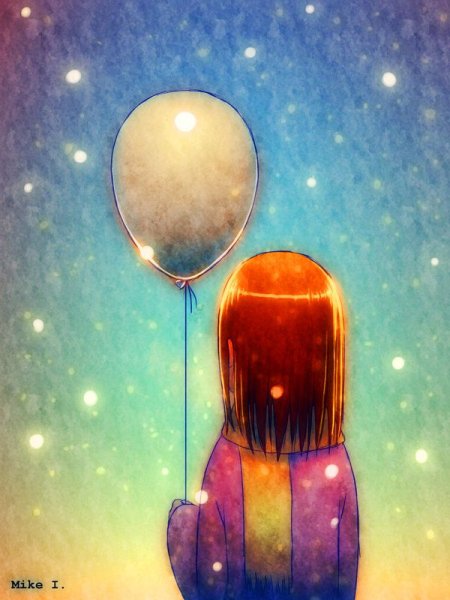 Воздушный шар арт