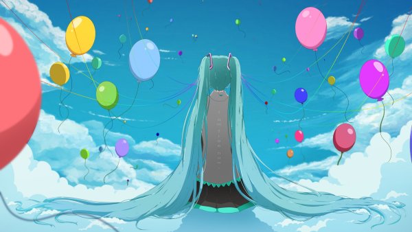 Воздушные шары аниме