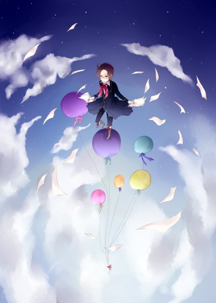 Картинка девочка с шариками