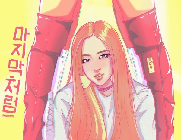 BLACKPINK Роуз Art