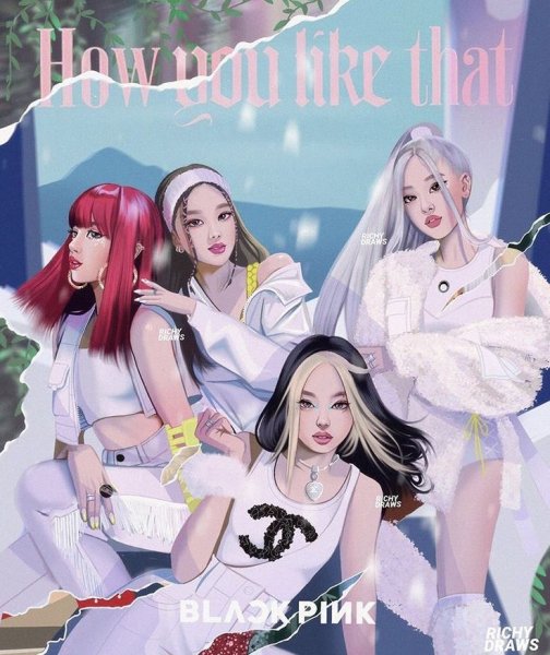 Арты Блэк Пинк 2020