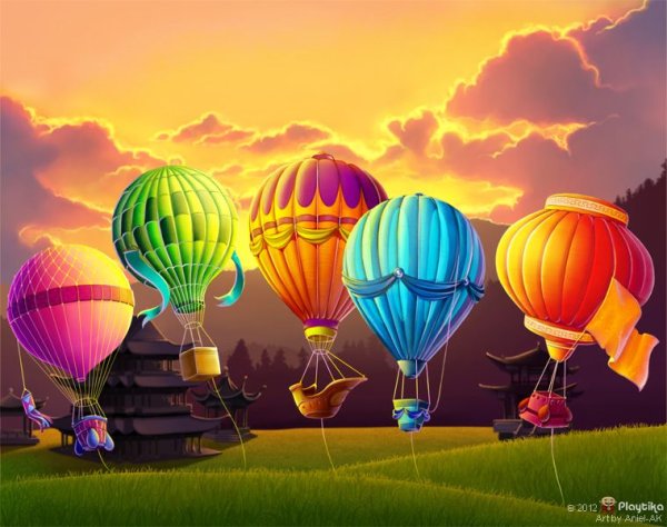 Сказочные воздушные шары