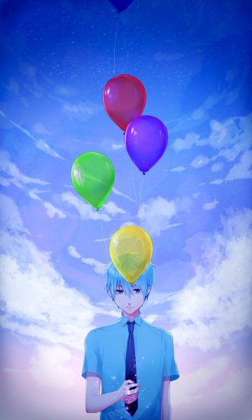 Воздушные шары аниме