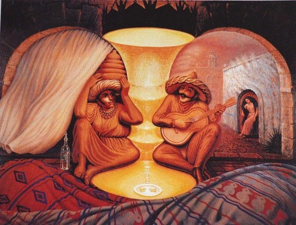 Октавио Окампо картины иллюзии