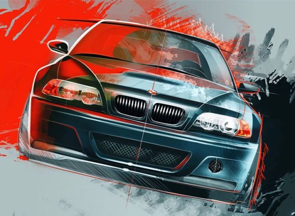 BMW m3 Sketch