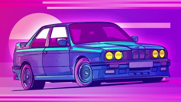 Retro Wave BMW e30