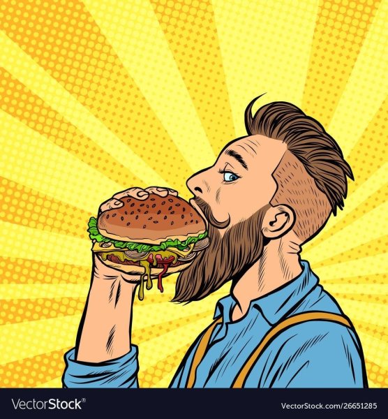 Бургер поп арт