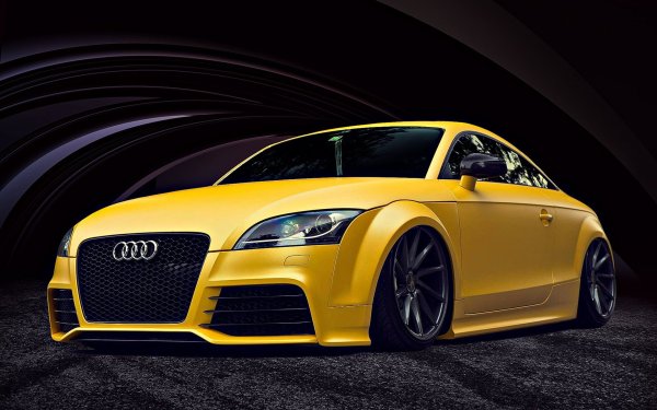 Ауди ТТ желтая