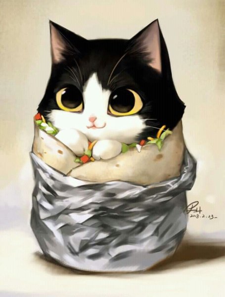 Котики арты милые