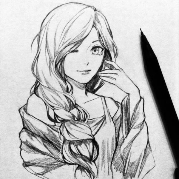 Красивые арты карандашом