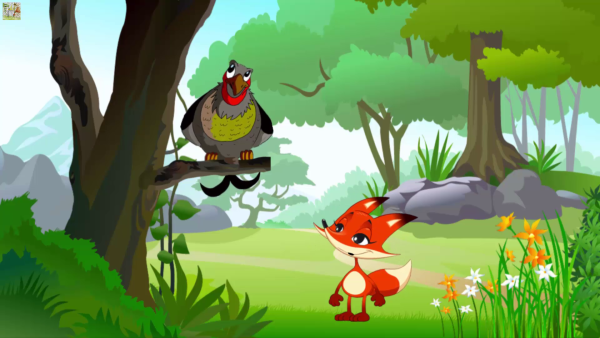 Сказка лиса и тетерев