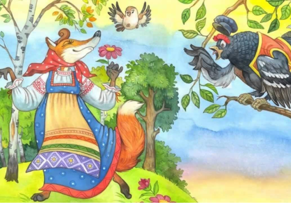 Русские народные сказки лиса и тетерев