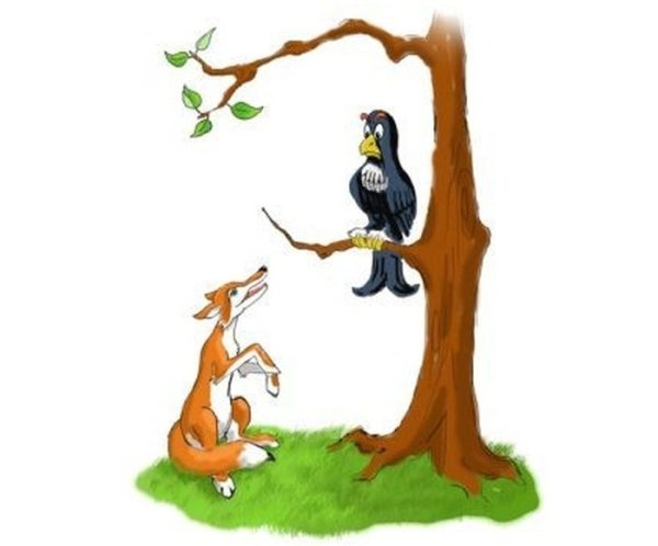 Сказка лиса и тетерев