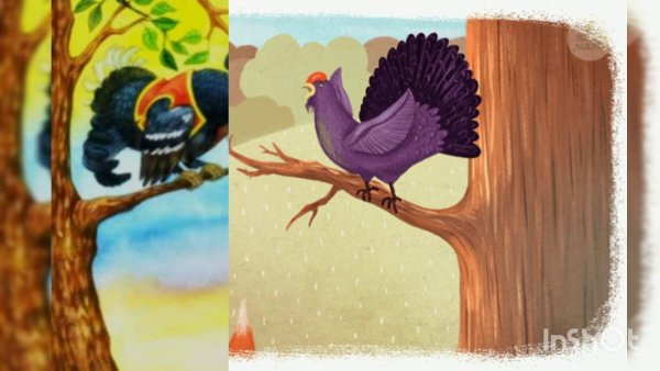 Рисунок к сказке лиса и тетерев