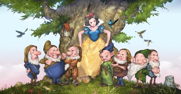 Scott Gustafson Белоснежка и семь гномов