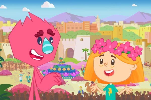 Катя из мультика