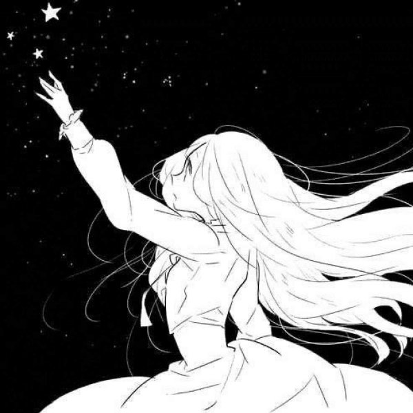 Аниме чёрно белое