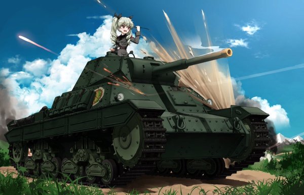 P40 танк girls und Panzer