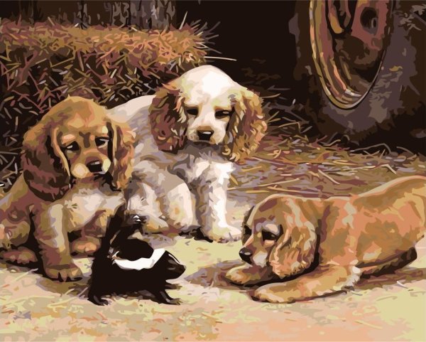 Картины щенков Джим Ламб