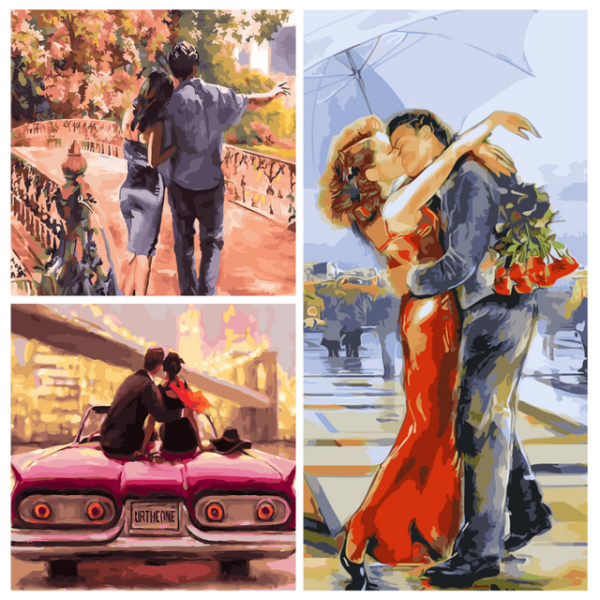 Картина по номерам светофор