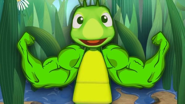 Кузя качок из Лунтика