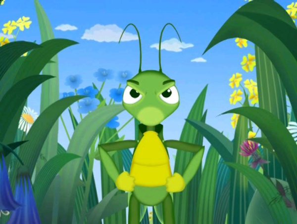 Кузнечик Кузя из Лунтика