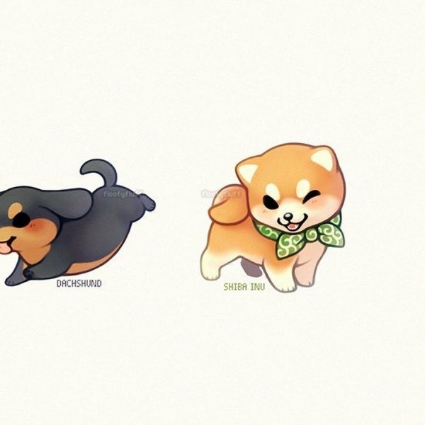 Рисунки для срисовки милые собачки