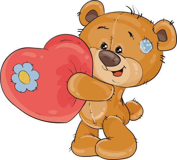 Медвежонок мультяшный