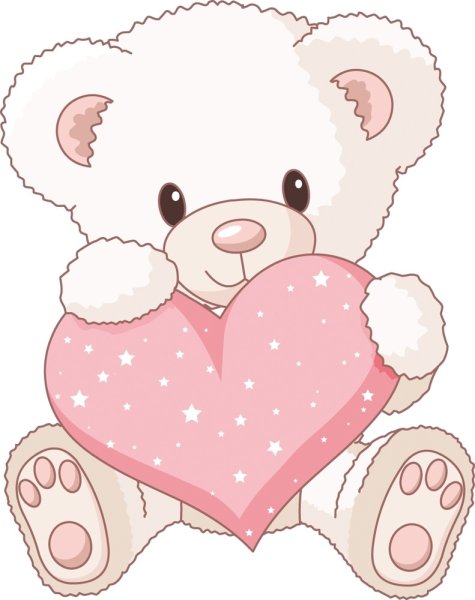 Медвежонок с сердечком