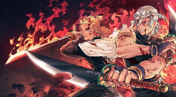 Ренгоку Кёджиро в бою