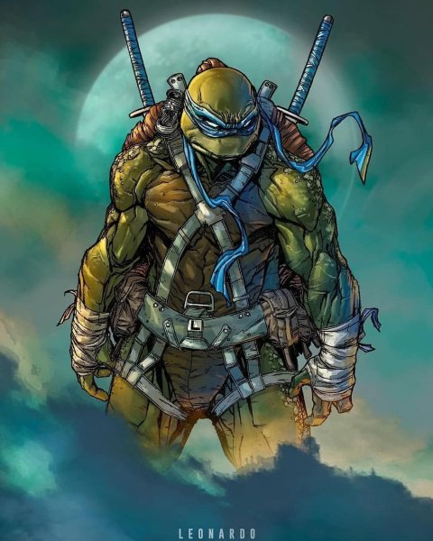 Леонардо черепашка ниндзя TMNT