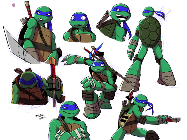 Тмнт арт 2012 Лео