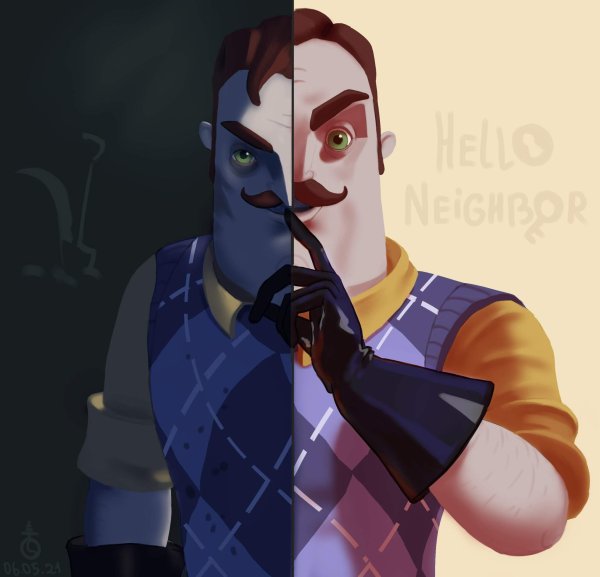 Привет сосед 2 арт