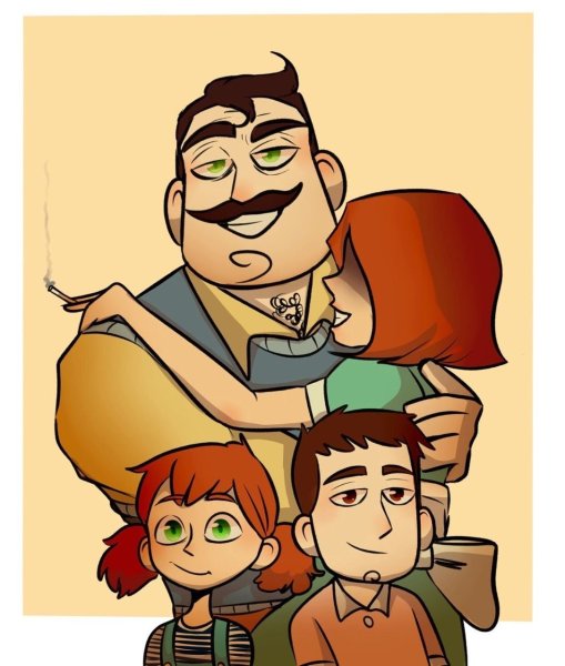 "Привет сосед" Генри и Джеймс яой