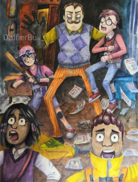 Картины из привет сосед