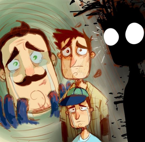 Hello Neighbor сосед арт