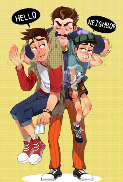 Привет сосед яой