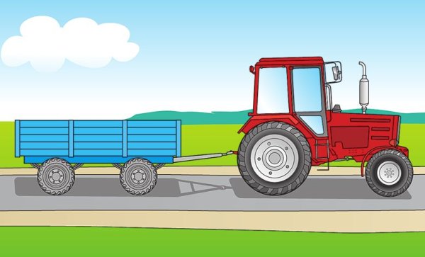 Категория на трактор с прицепом