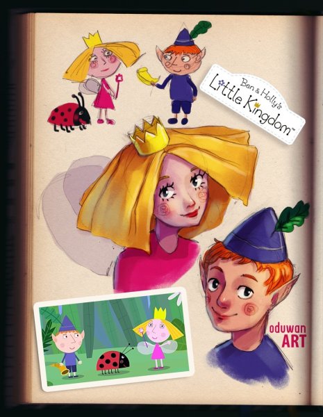 Маленькое королевство Бена и Холли арты