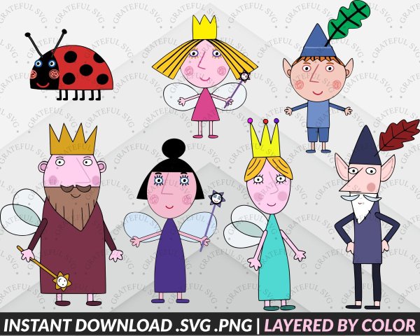 Бен и Холли арты