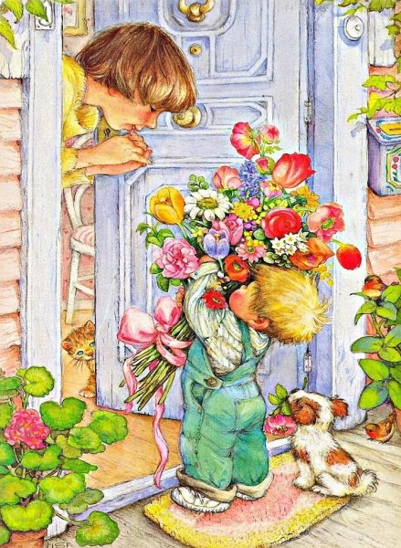 Добрые иллюстрации Лизи Мартин