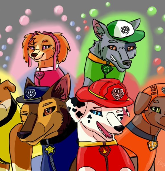 Щенячий патруль Эйс и лани