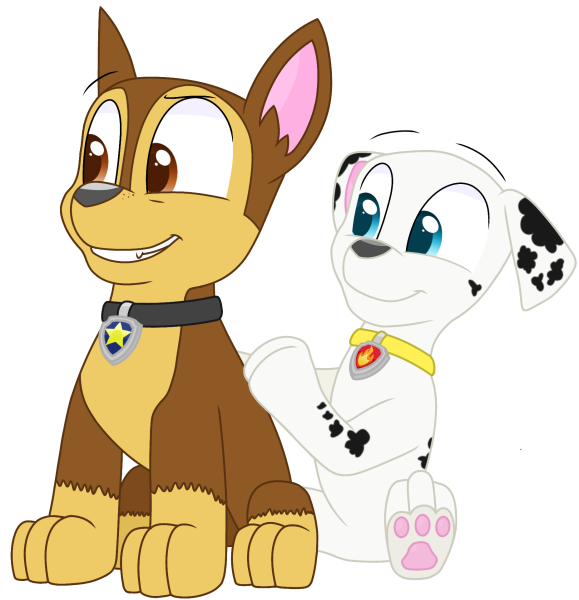 Paw Patrol Marshall x Chase