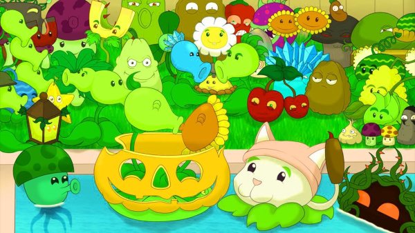 Растения против зомби фан растения