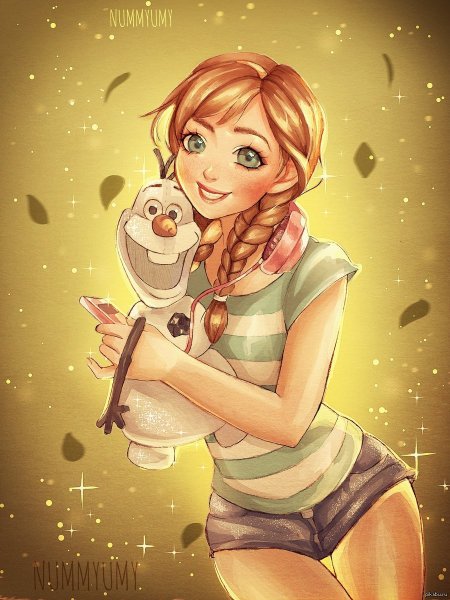 Самые красивые мультяшные девочки